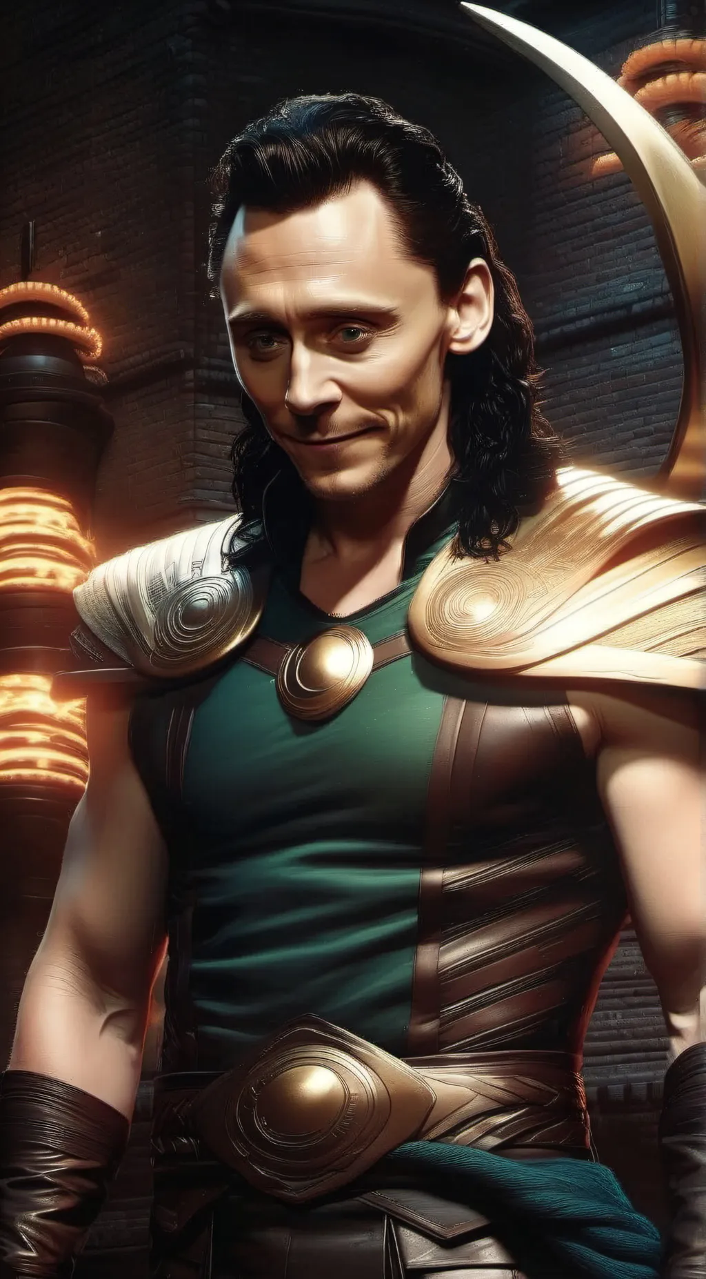 ai character: Loki Laufeyson background