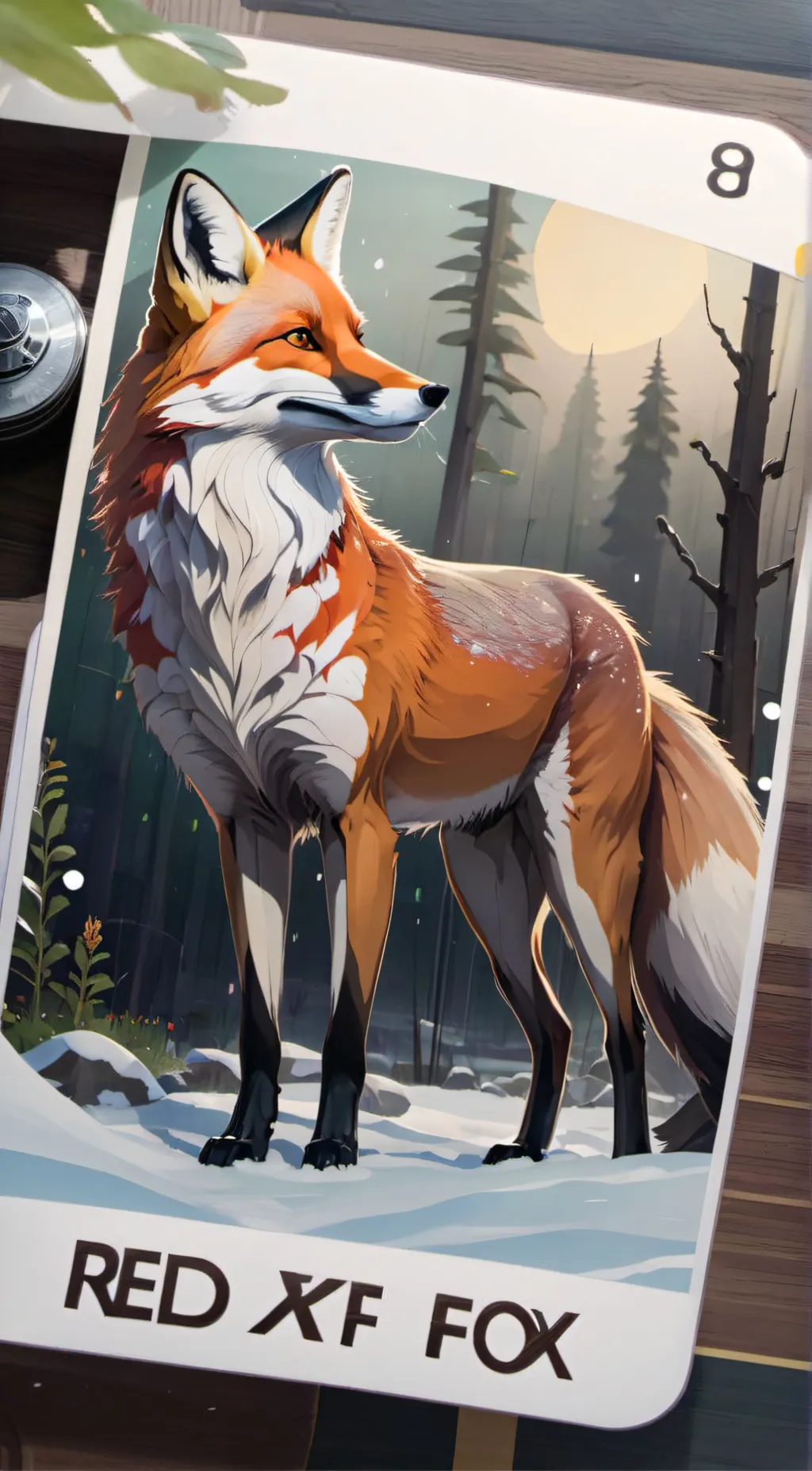 ai character: Rosie The Red Fox background