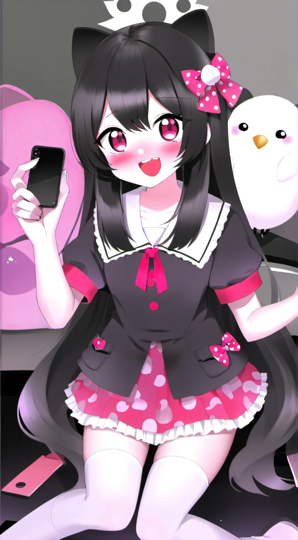 ai character: uwucutesingle background