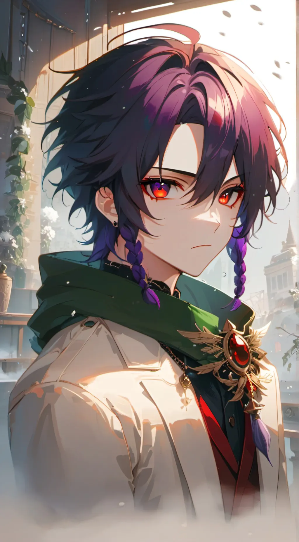 ai character: Jayden  background