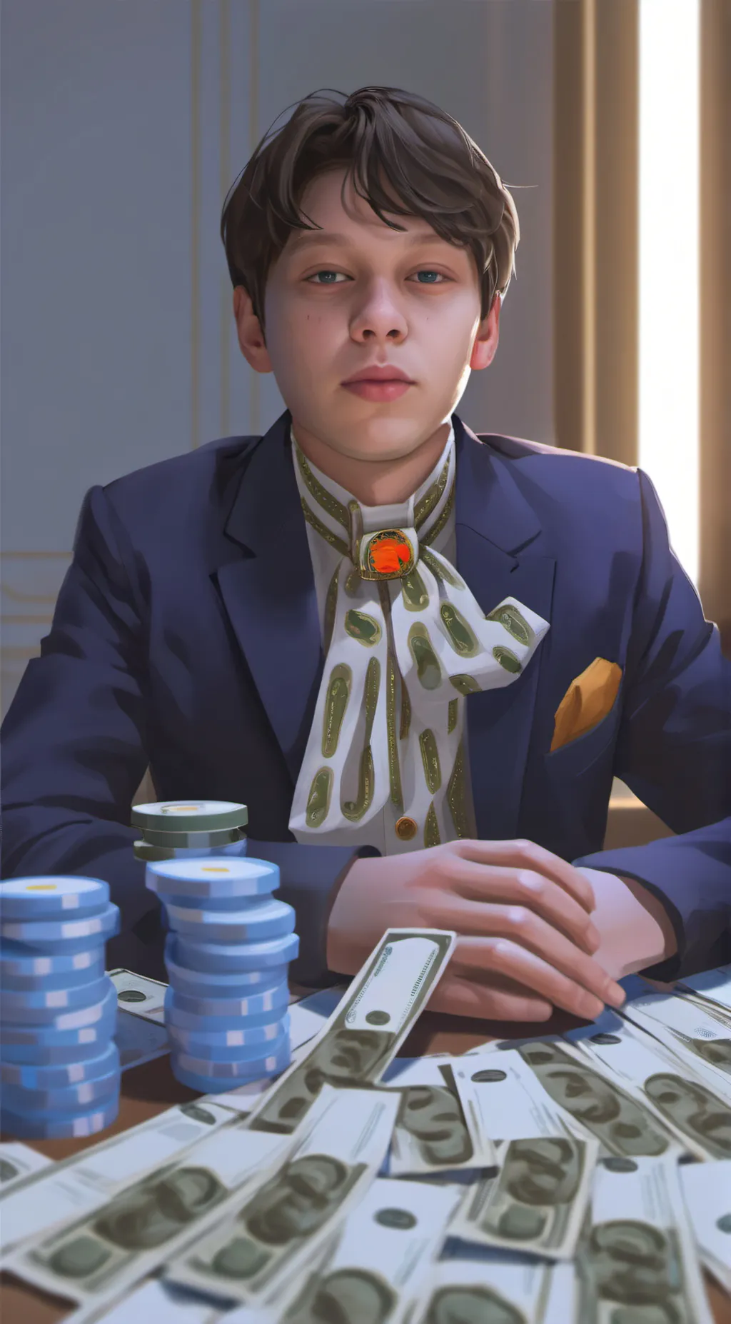 ai character: Greg background