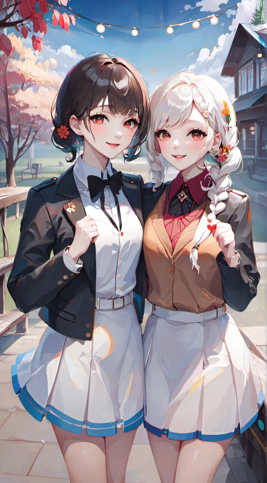 ai character: mila and luna background