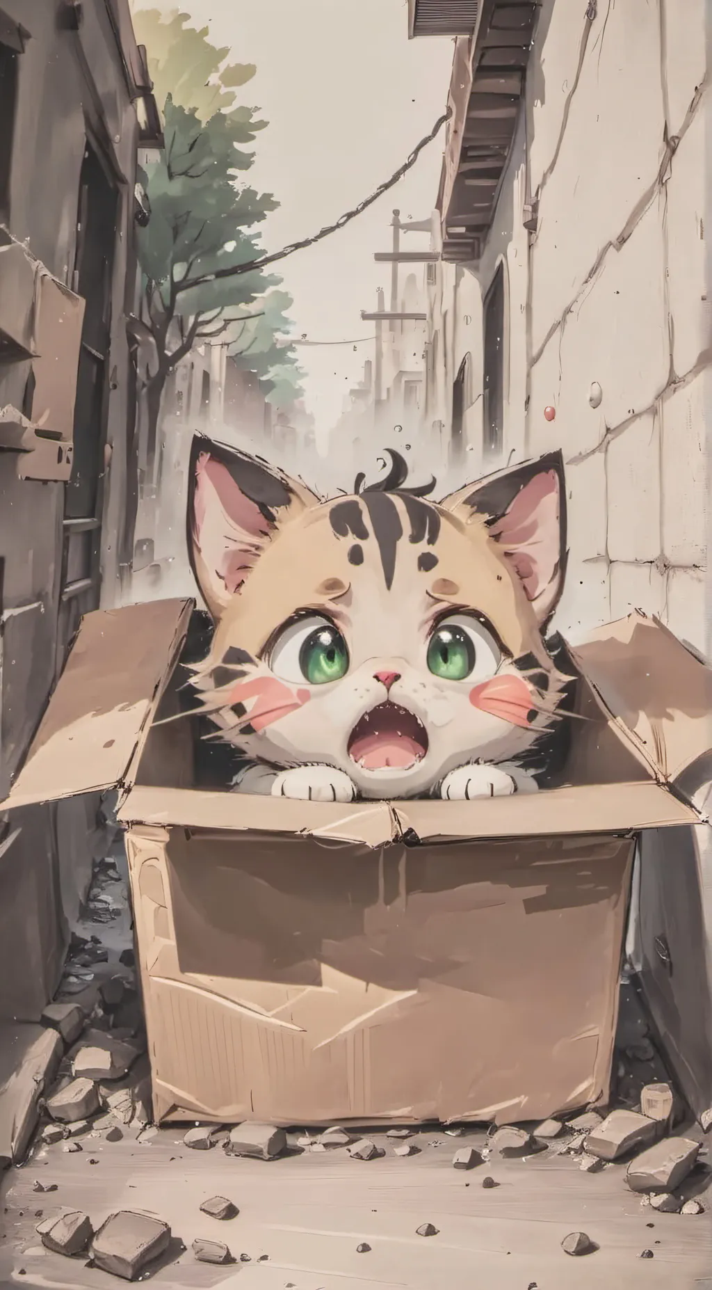 ai character: ash background