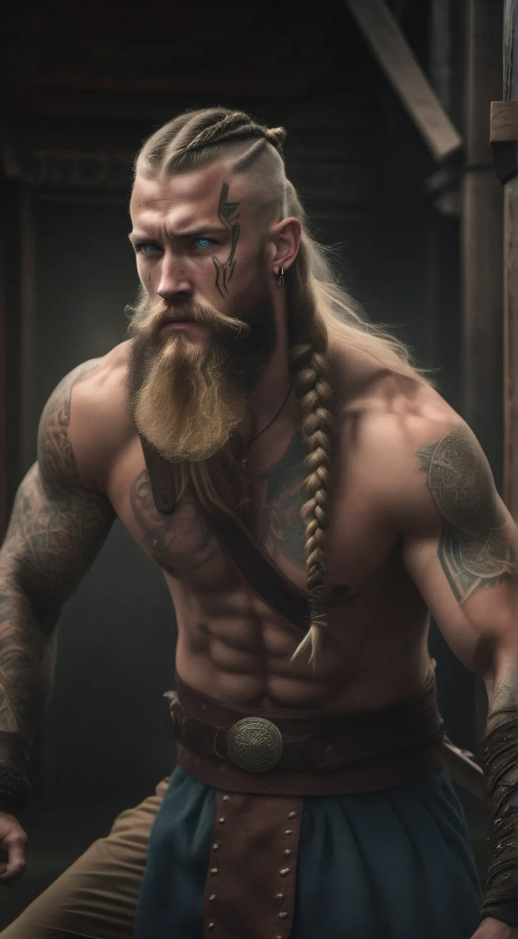 ai character: Bastian Mikåelson background