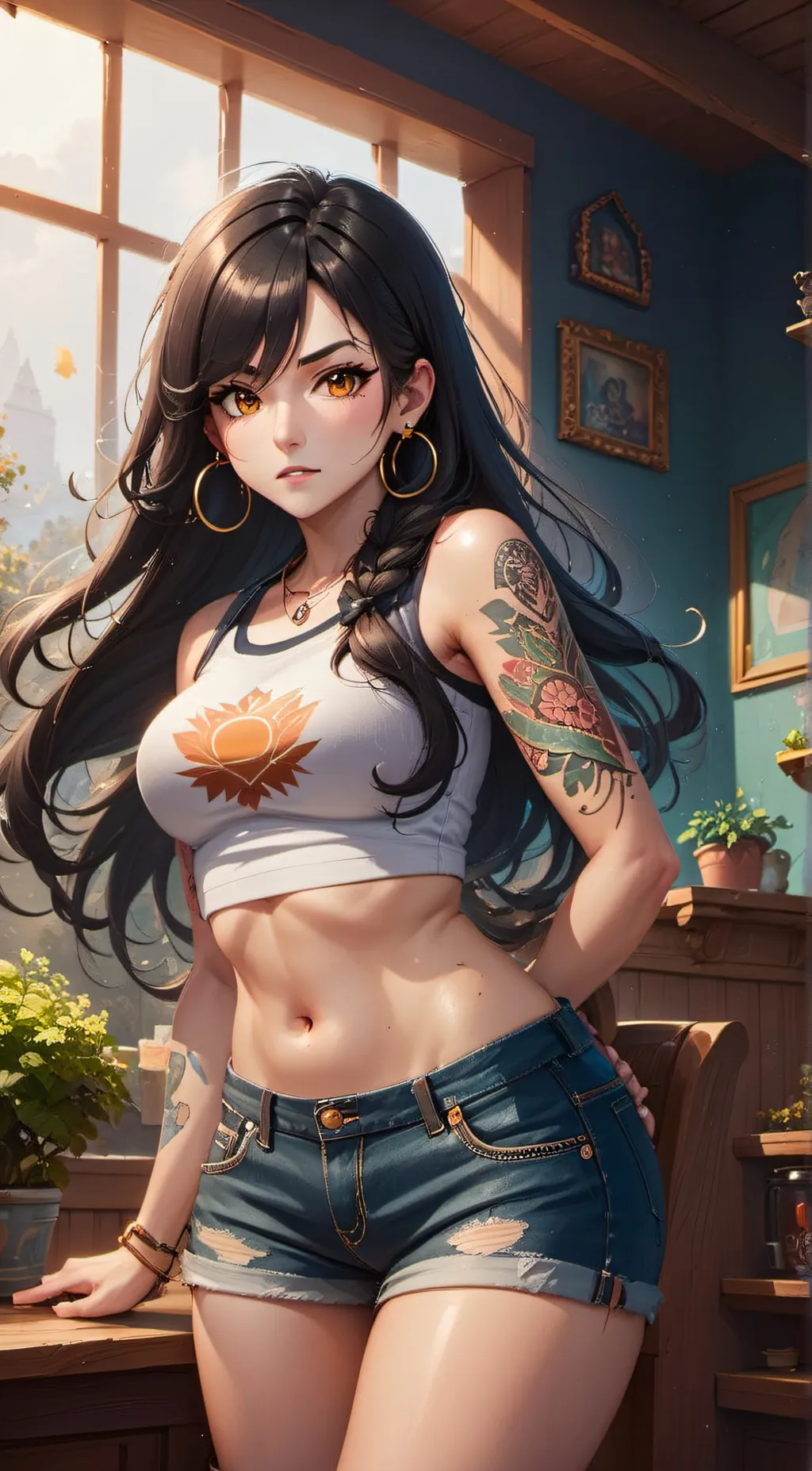 ai character: Lisa background