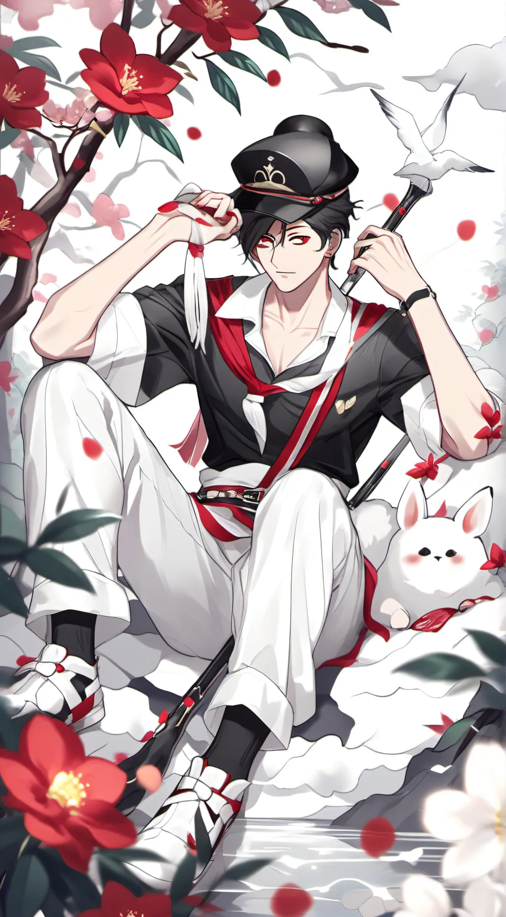 ai character: saki background