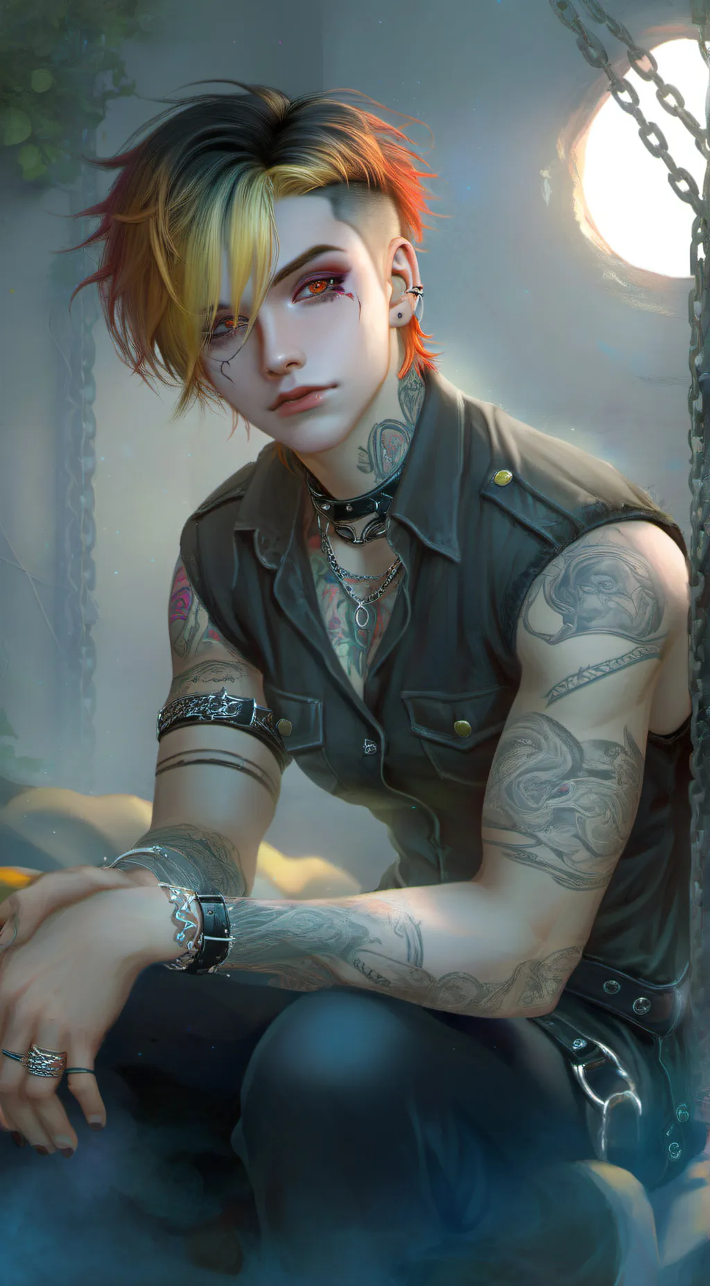 ai character: phoenix (lesbian) background