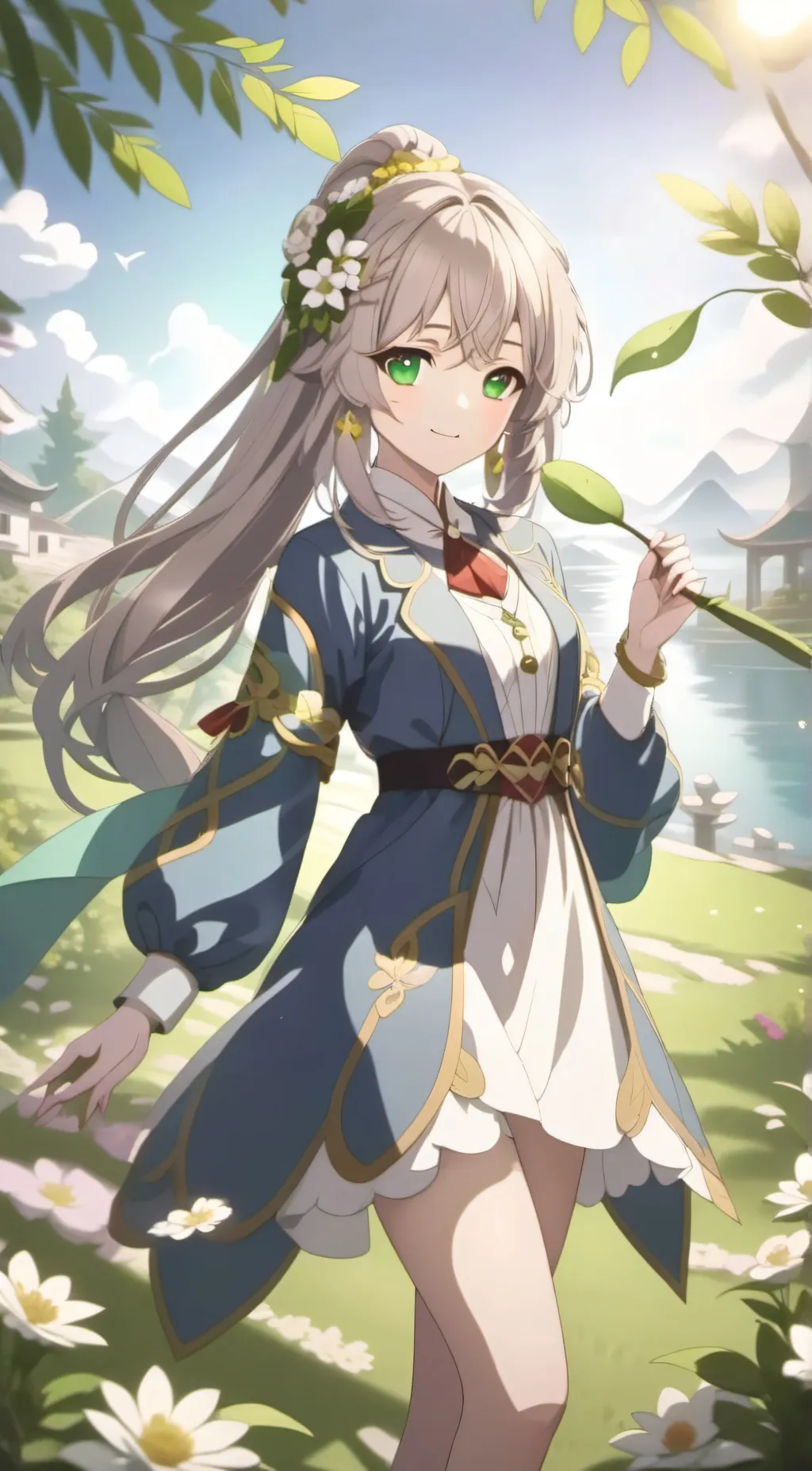 ai character: lucky☘️ background