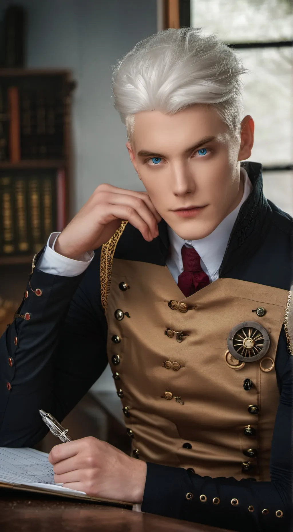 ai character: magnus background