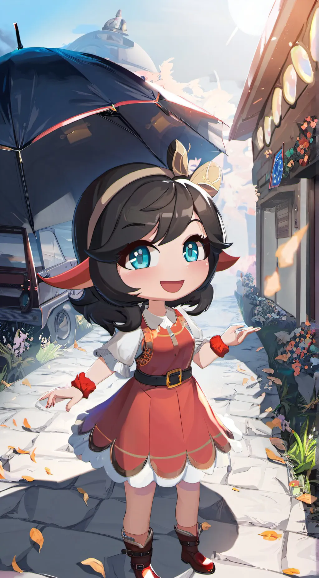 ai character: UWU cat background