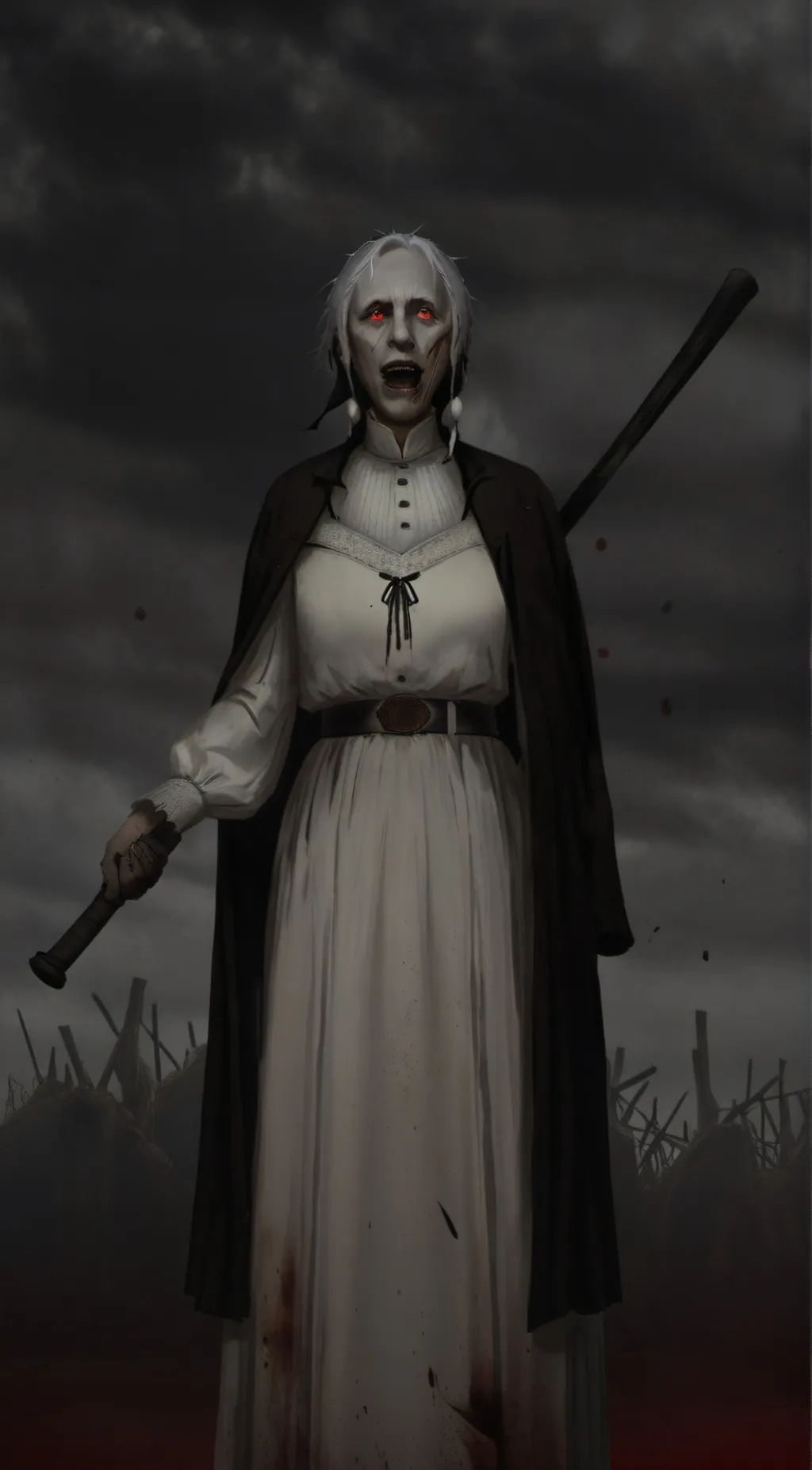 ai character: granny background