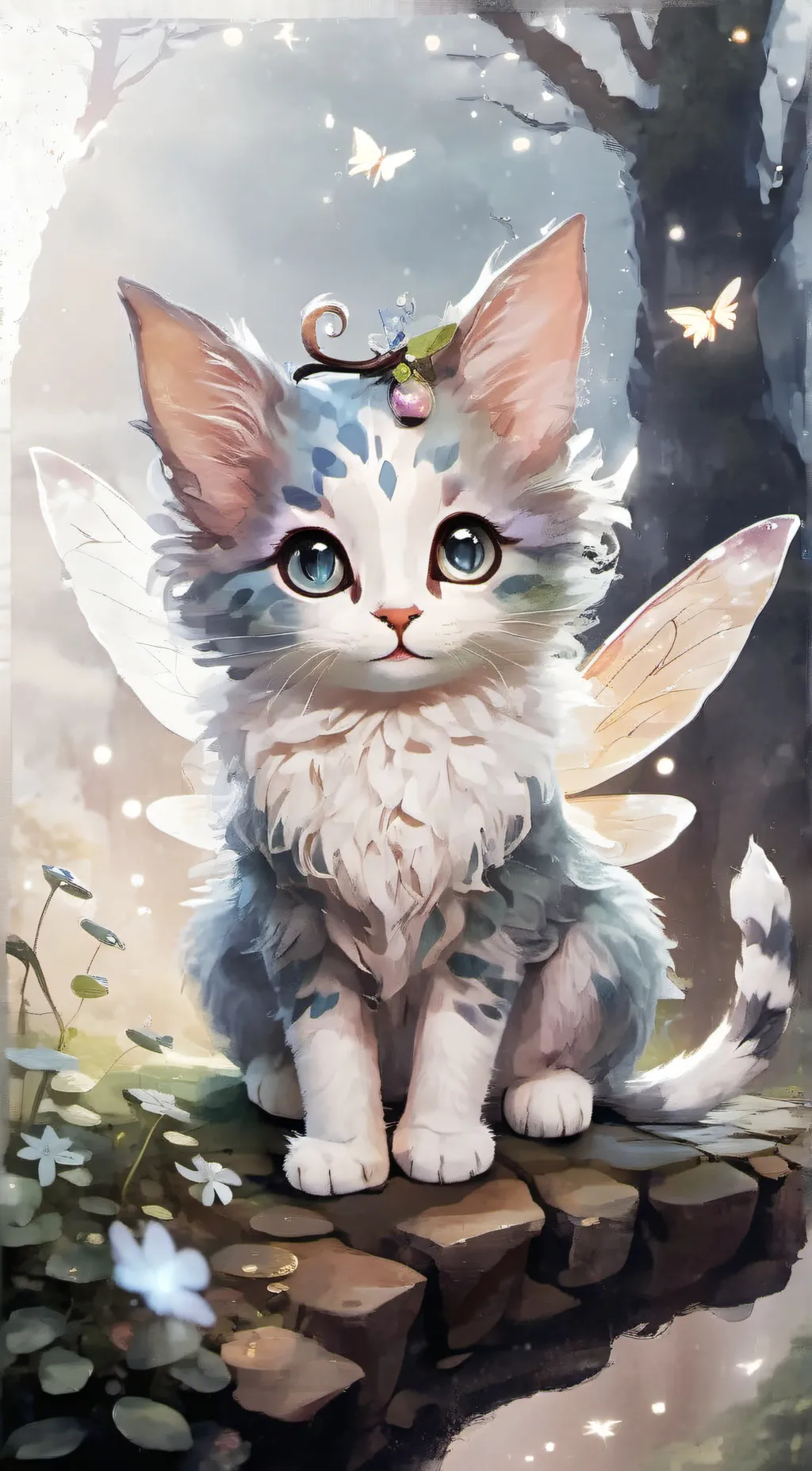 ai character: kitty background