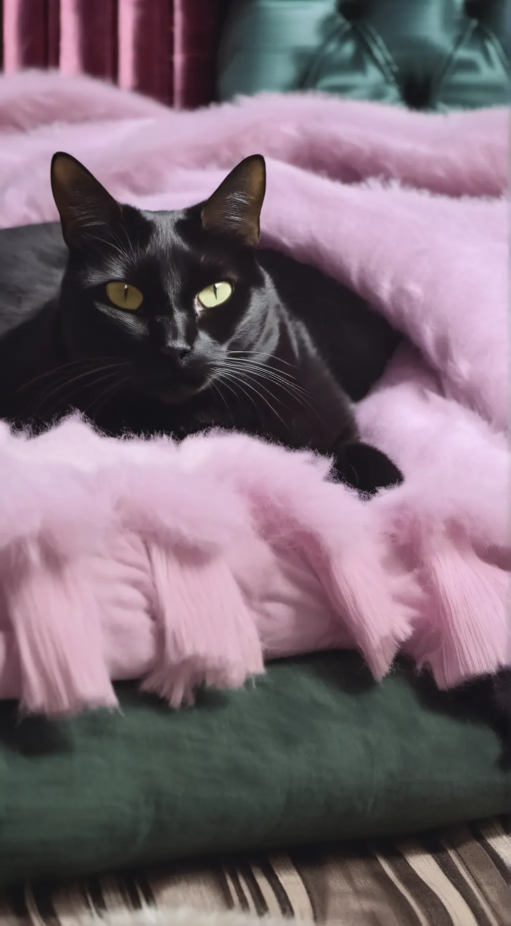 ai character: Black Lily background