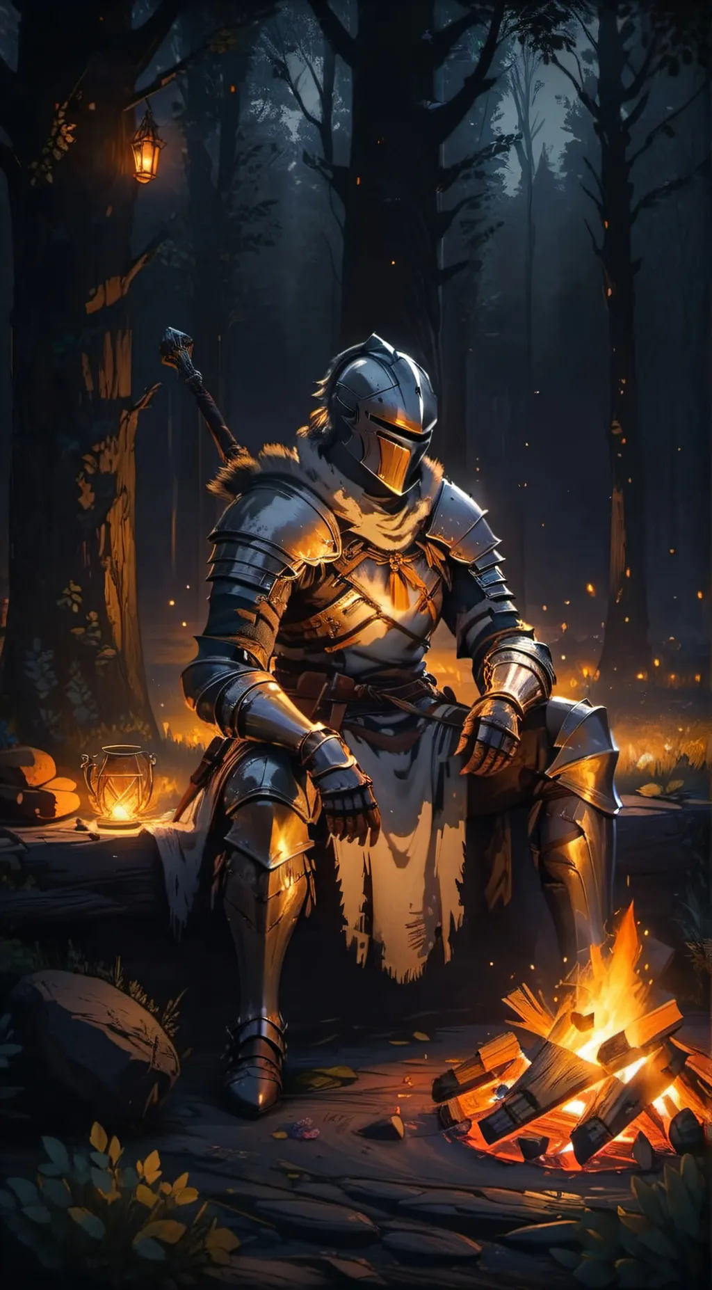 Talkie AI - Chat with The resting knight