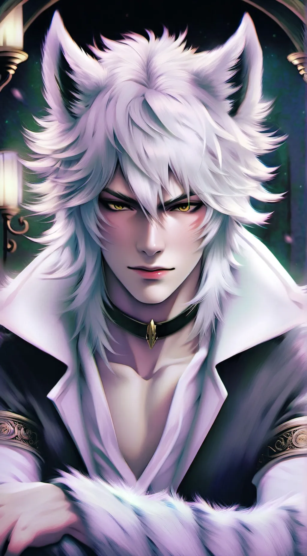 ai character: Fenrir background