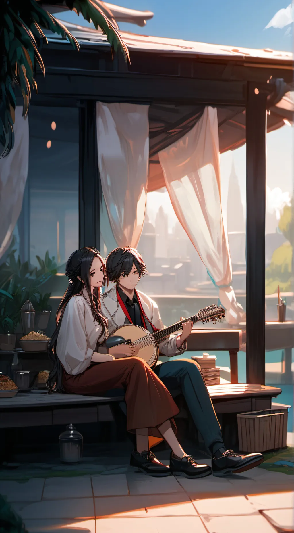 ai character: the wife background