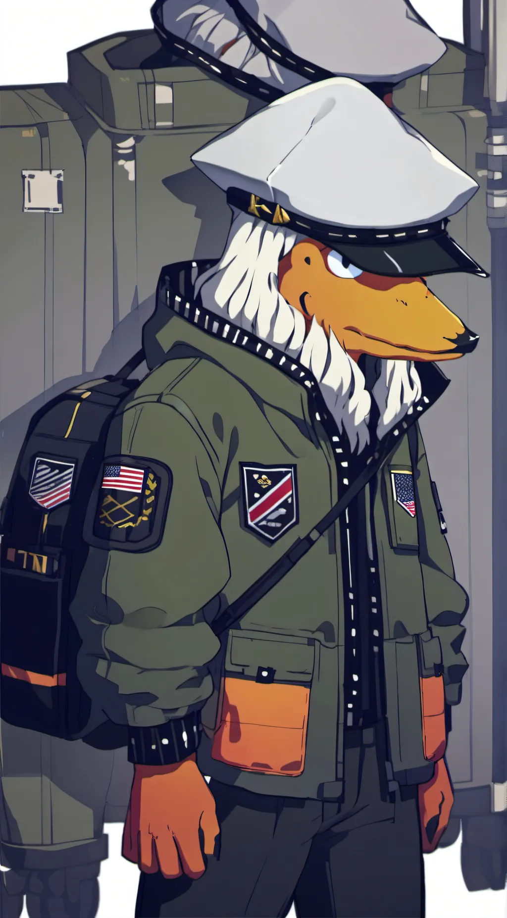 ai character: Fishstick background