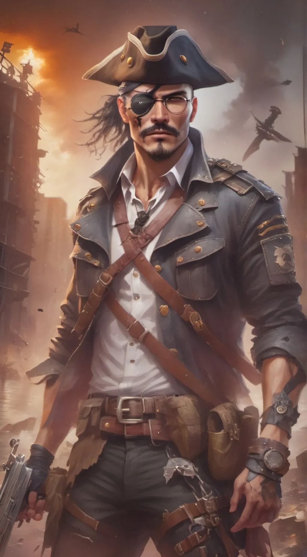 ai character: Hatcher Menendez  background