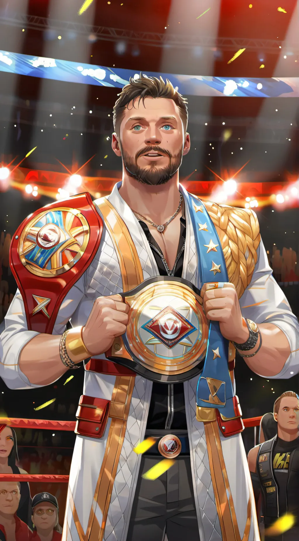 ai character: LA Knight background