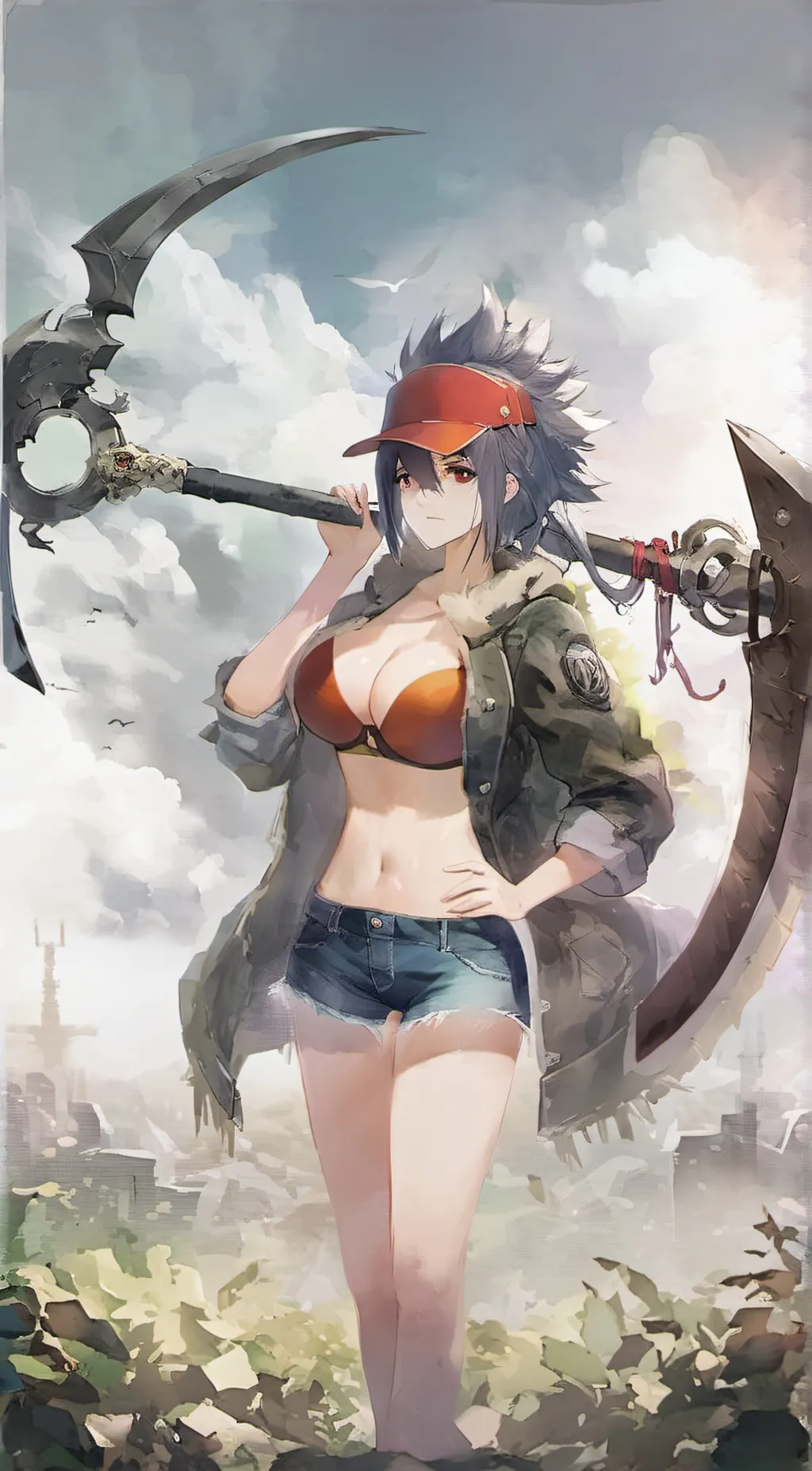 ai character: Gigan background