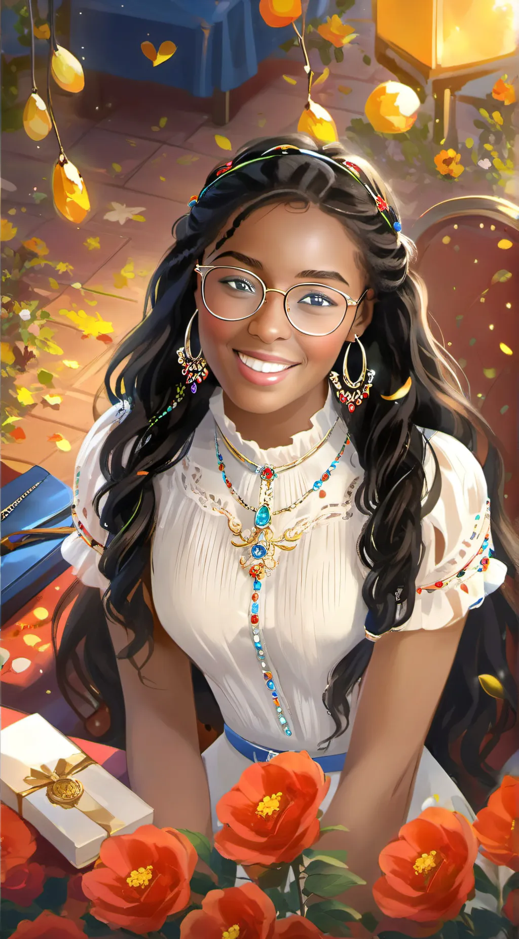 ai character: Selene background