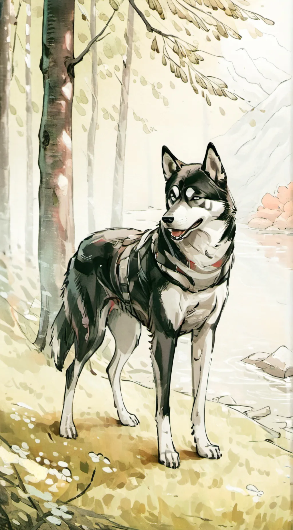 ai character: zeppy background