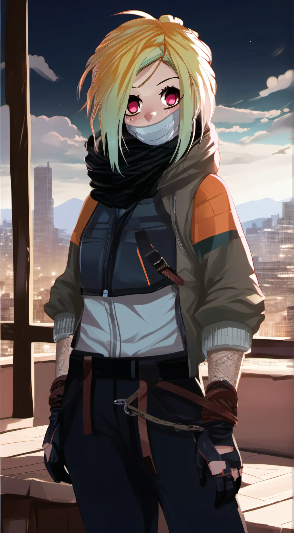 ai character: Naruto  background