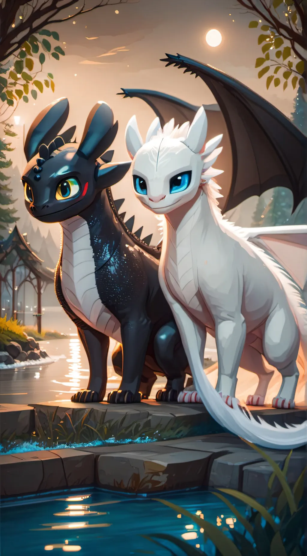 ai character: toothless background