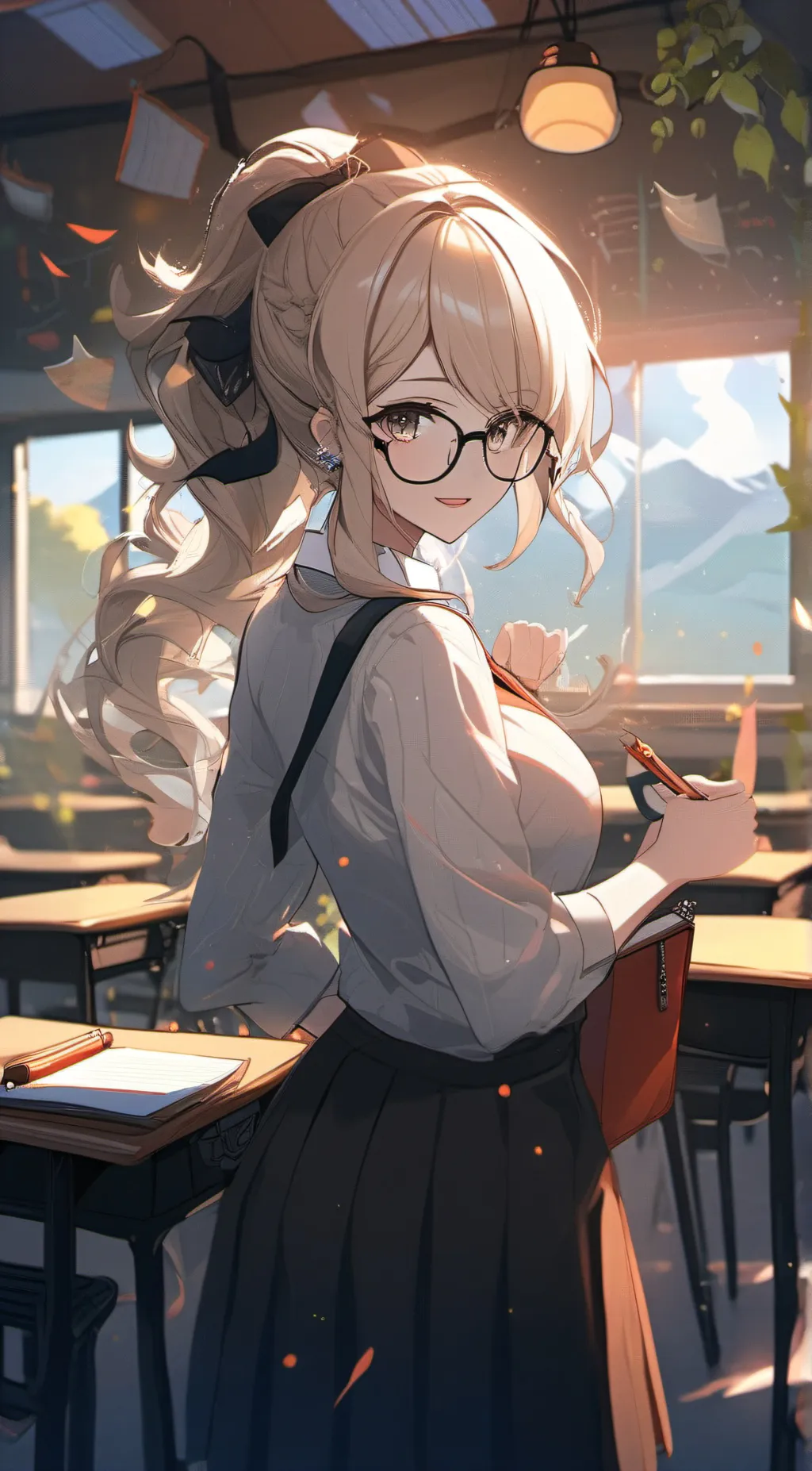 ai character: riley brady background