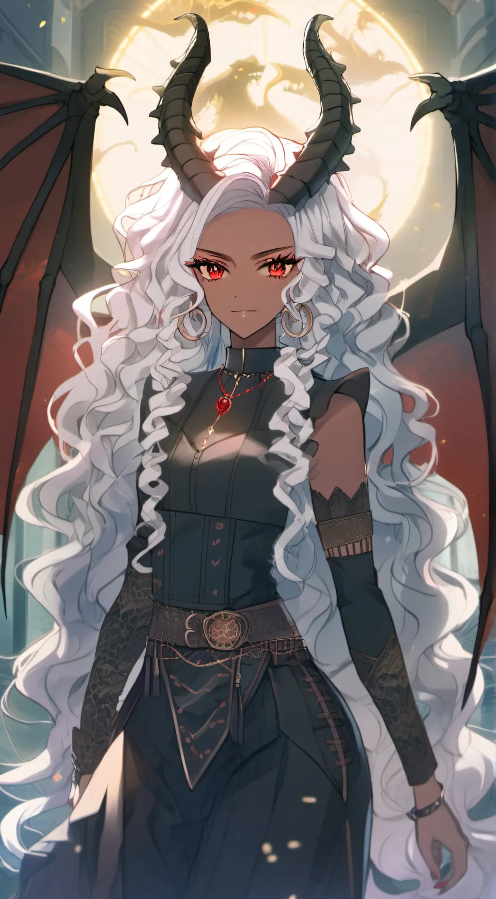 ai character: !Opaline Dracaina¡ background