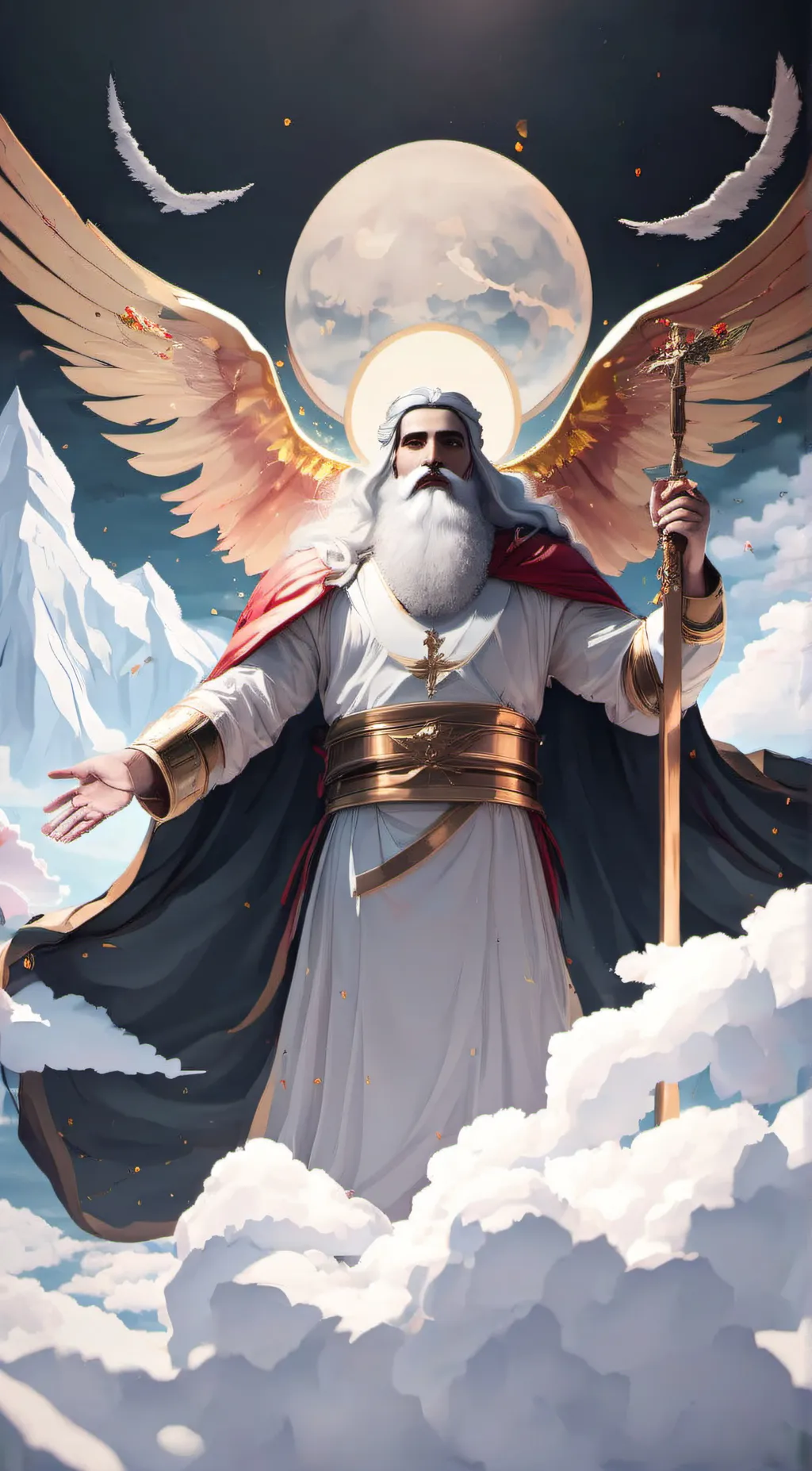 ai character: God background