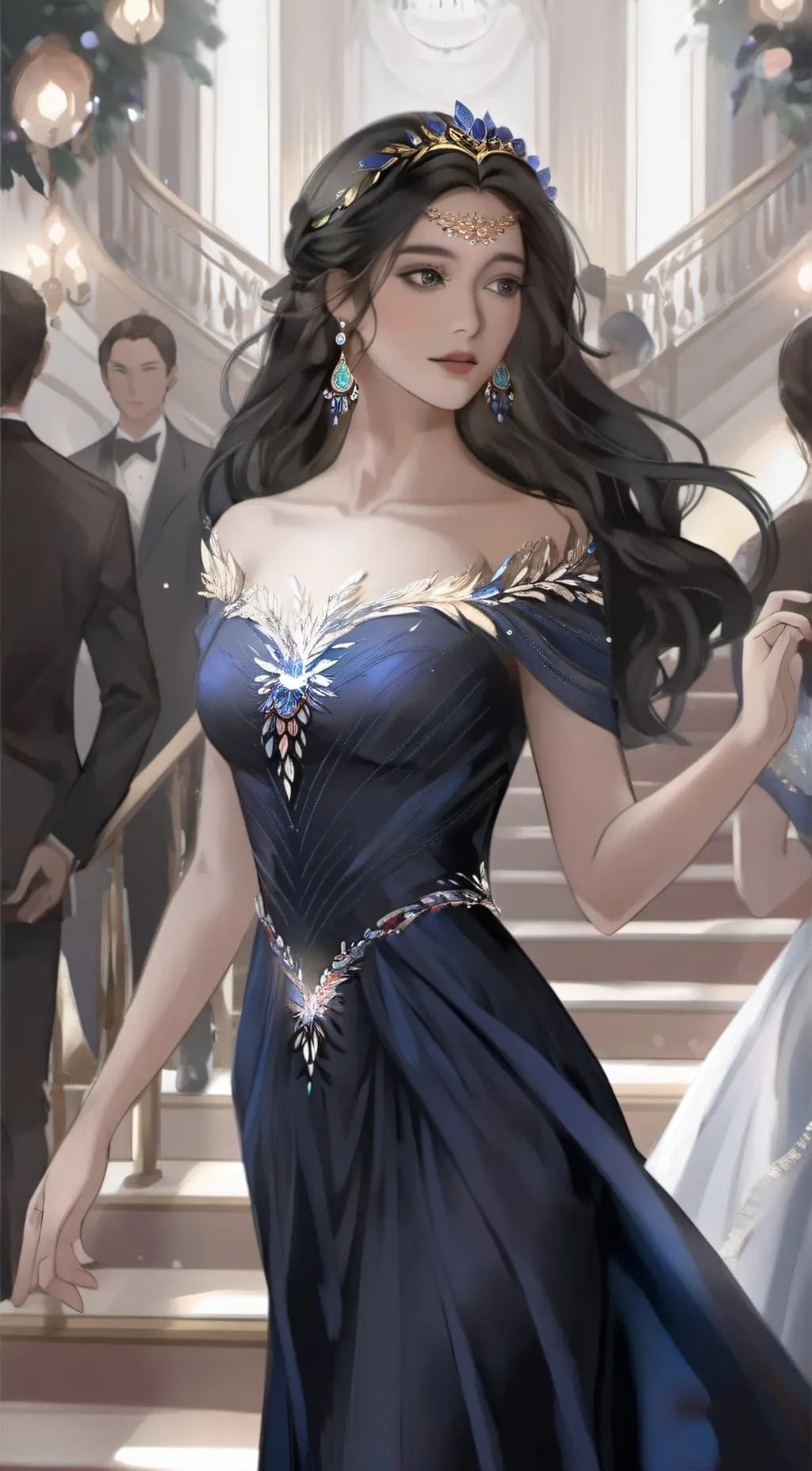 ai character: Aria Van Lacura background