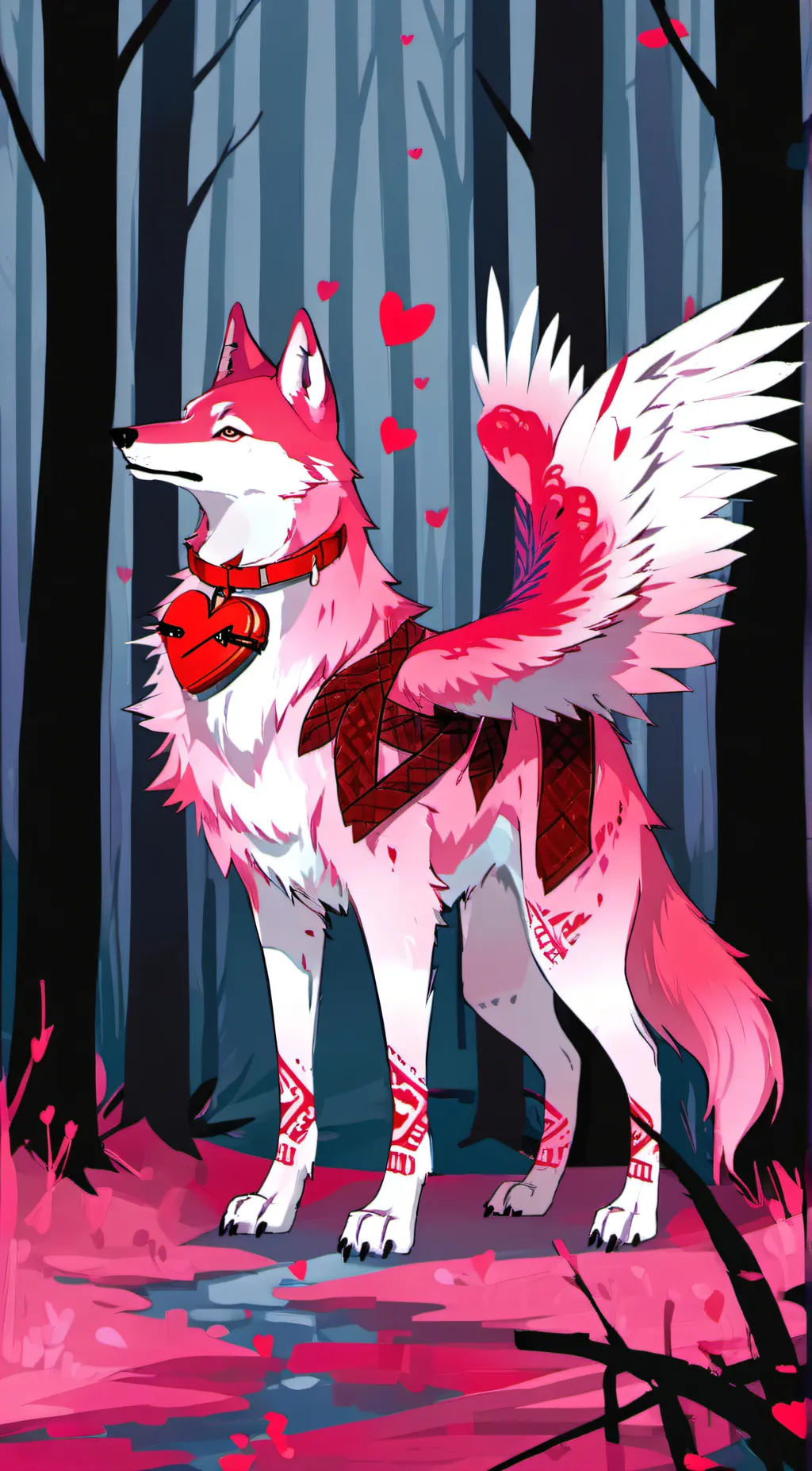 ai character: valentine  background