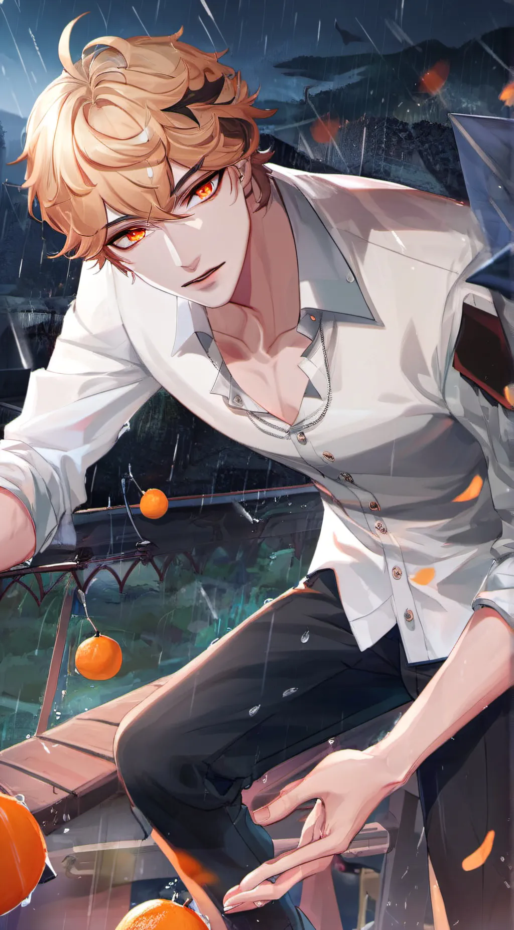 ai character: ^《Aron》^ background