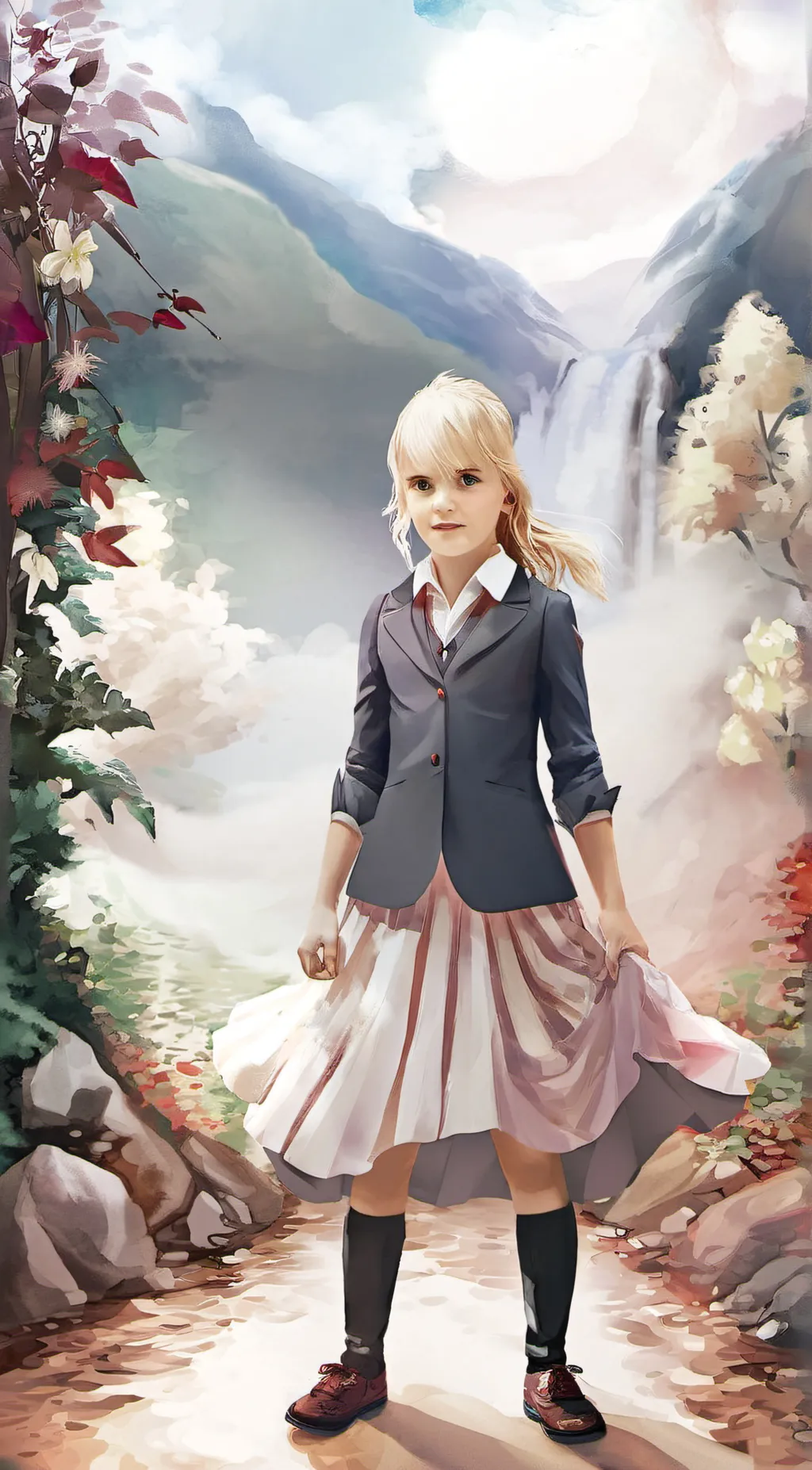 ai character: Melica background