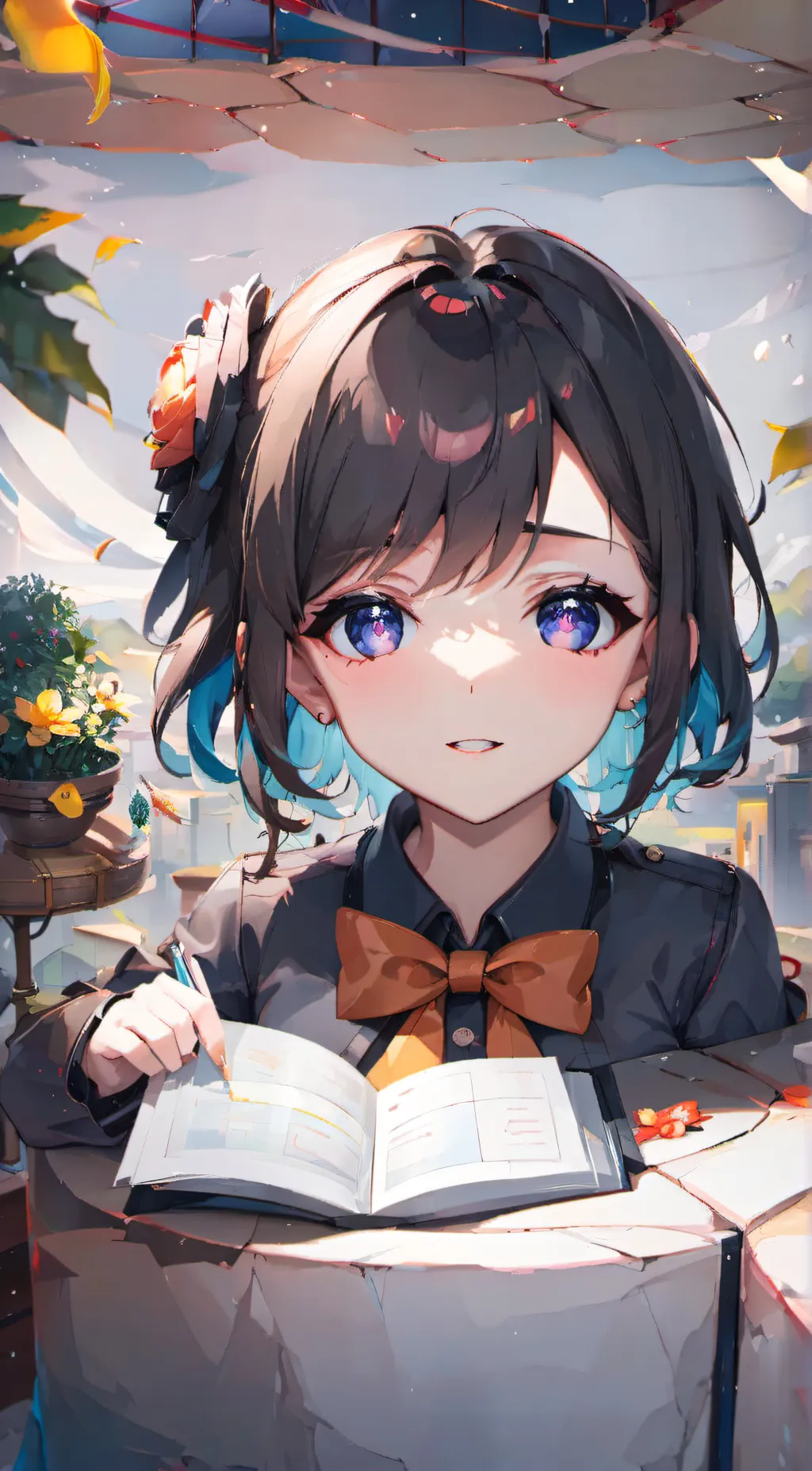 ai character: Lily background