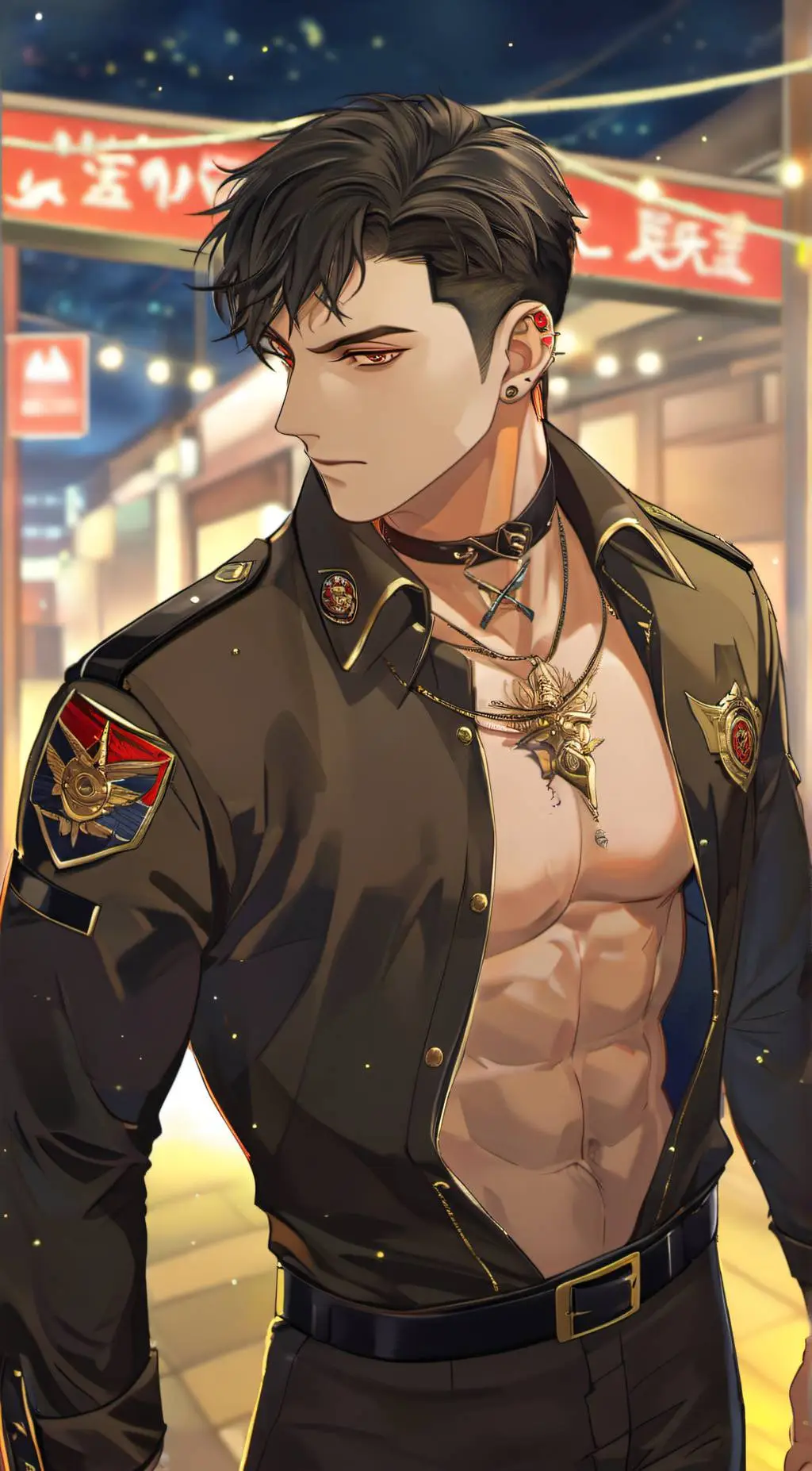 ai character: 🔥Rick (policeman ) background