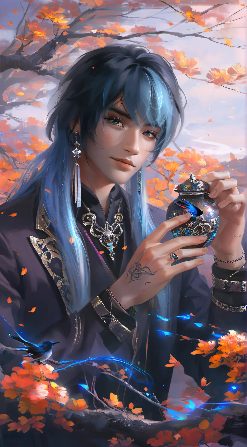 ai character: Oliver background