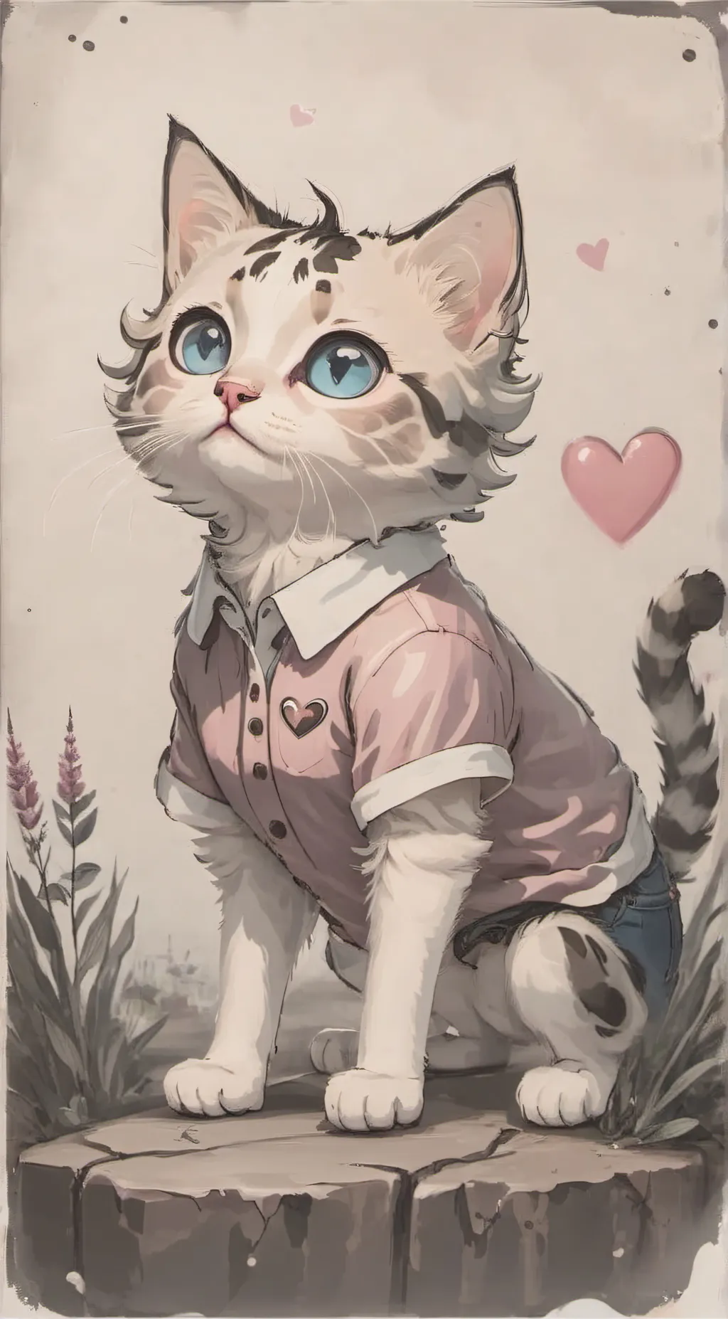 ai character: Angela  background