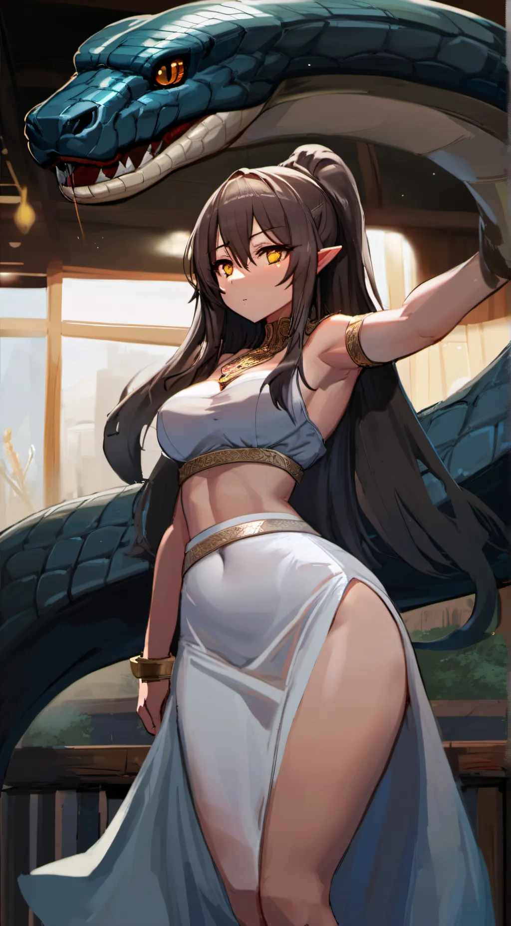 ai character: Wyvera background