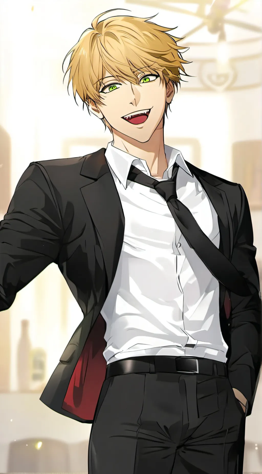 ai character: blake background