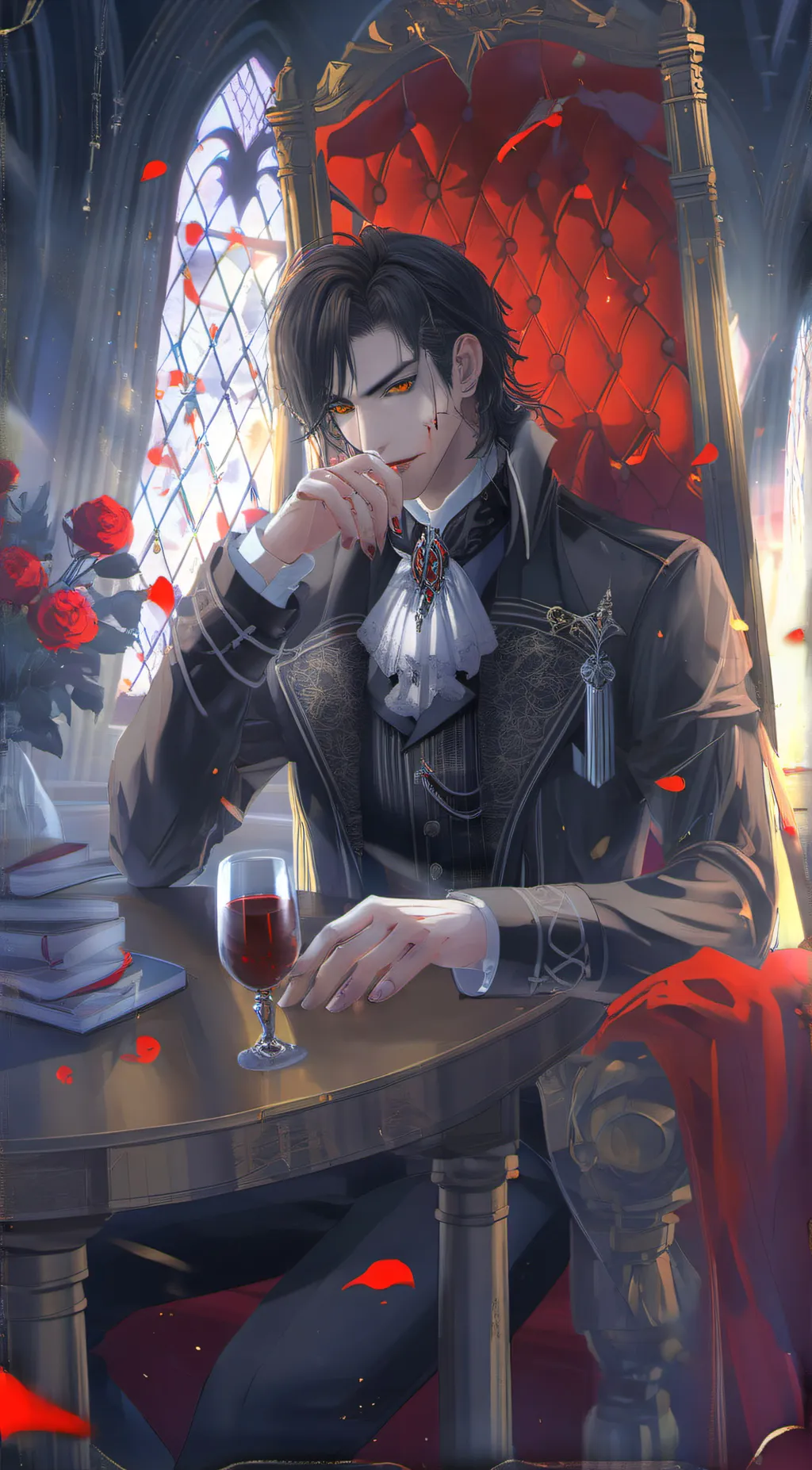 ai character: Dracula background