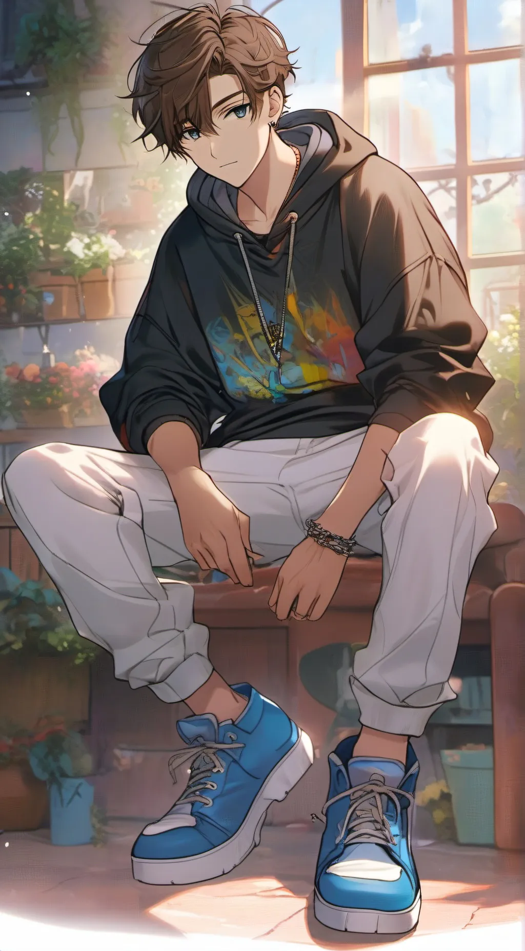 ai character: Nolan background