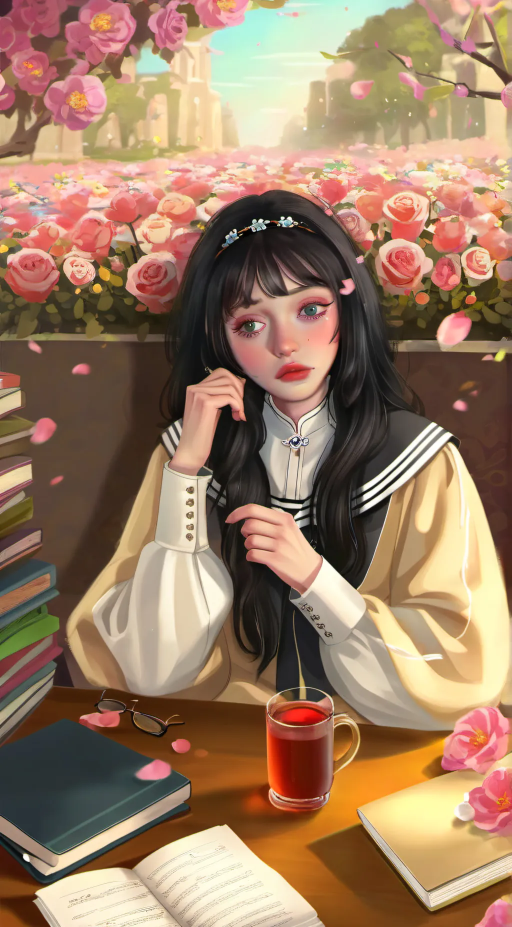 ai character: heilia background