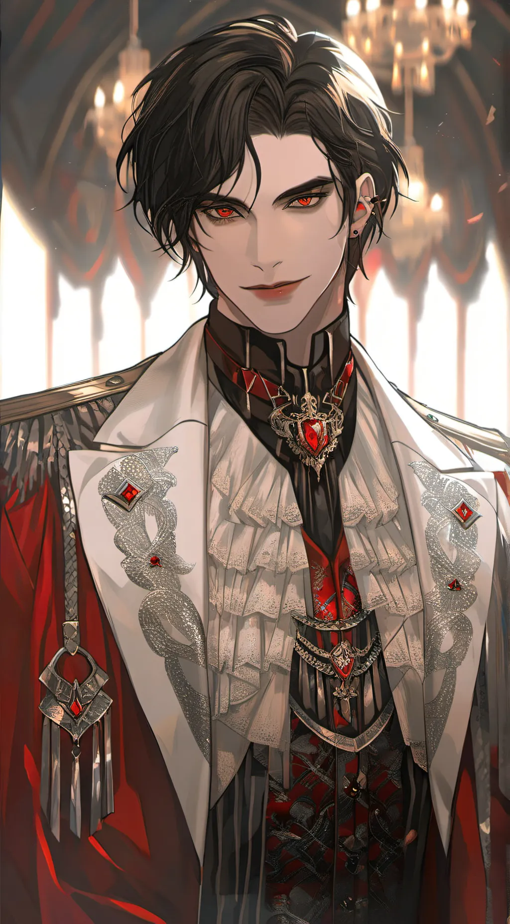 ai character: damon  background