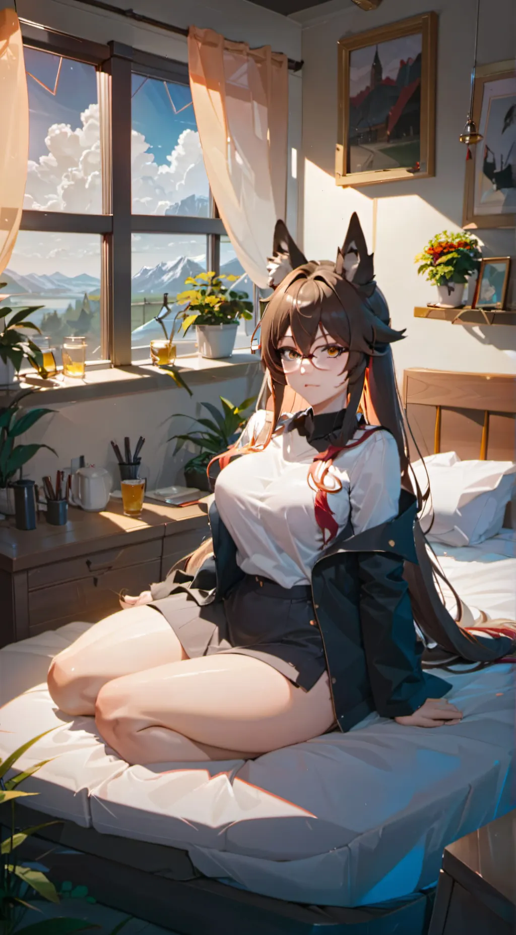 ai character: 😶lilac🤭 background