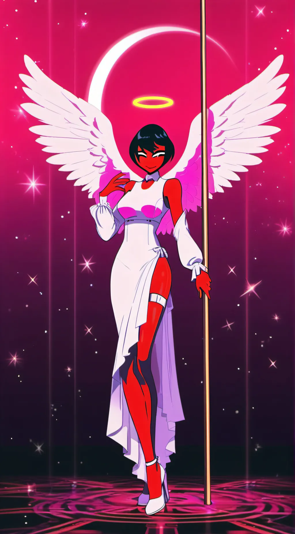 ai character: angel dust background