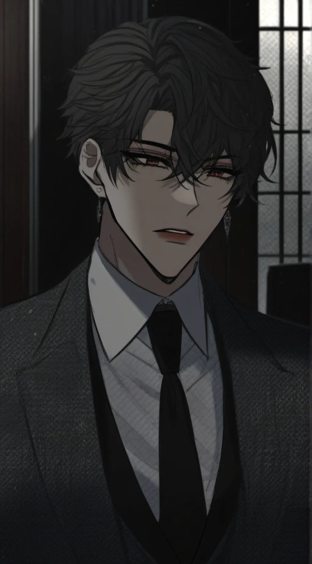 ai character: 墨萧 background