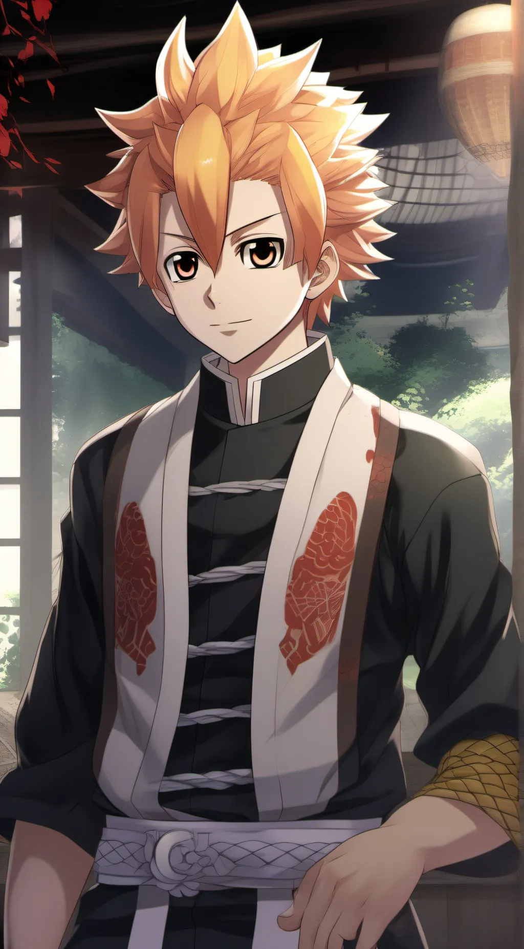 ai character: zenitsu+friends background