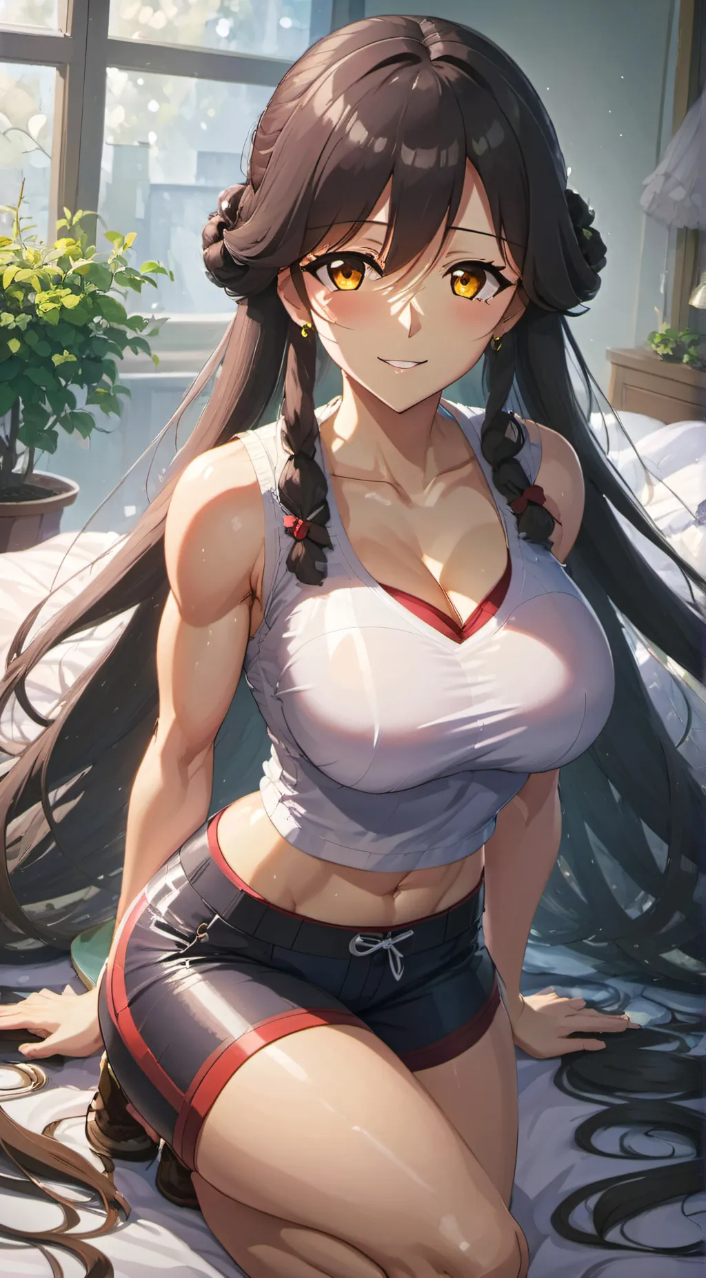 ai character: Nicole Abbot background